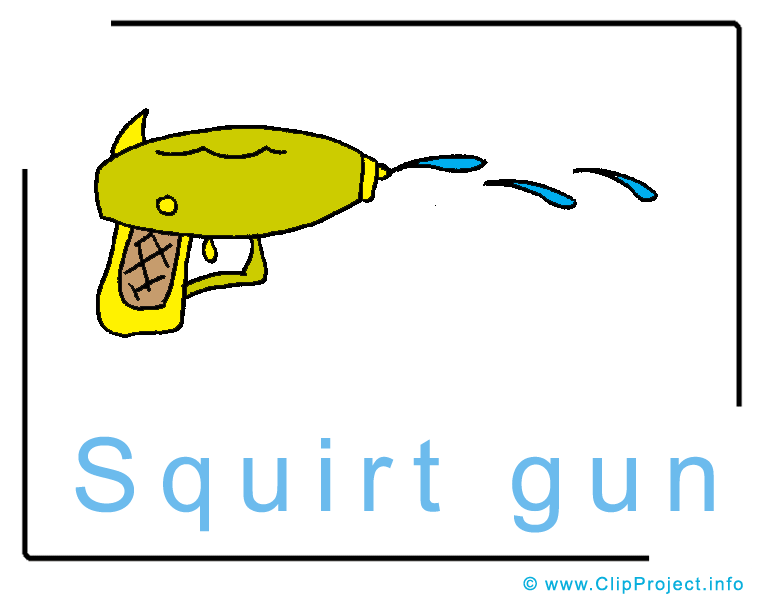 Squirt Gun Clip Art 22