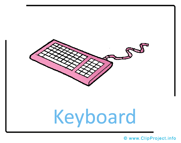 clipart of keyboard - photo #7