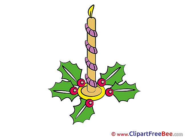 Advent Candle Clip Art for free