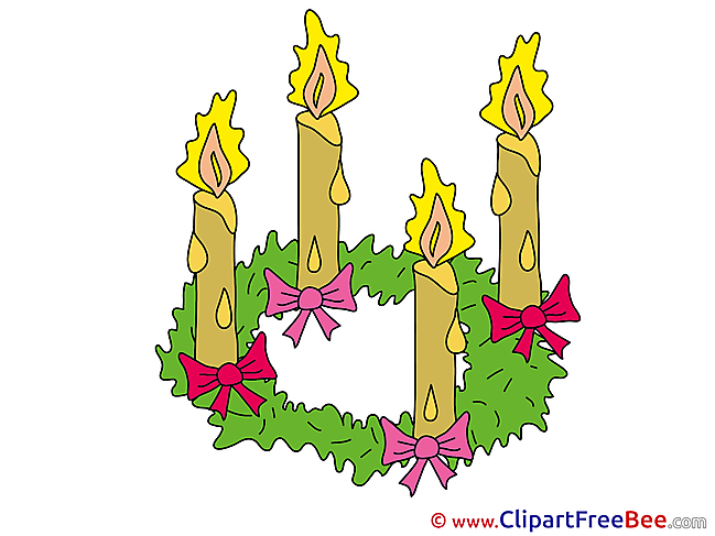 Yellow Candles Clipart Advent free Images