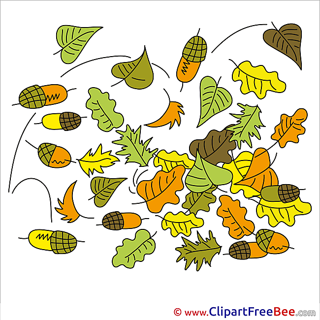 Clipart Acorns Autumn free Images