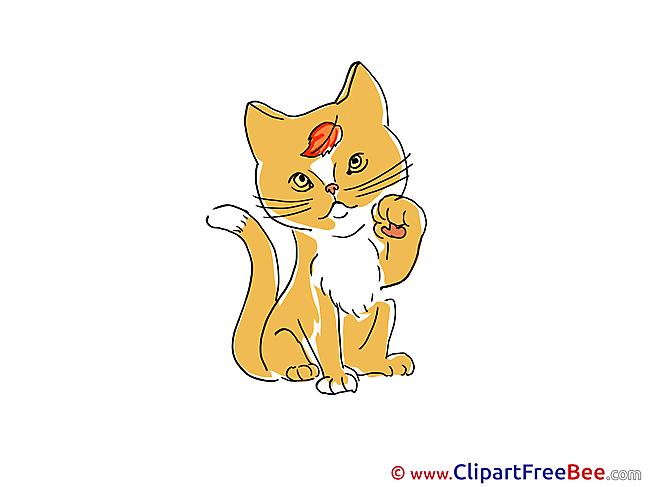 Cliparts Cat Autumn for free