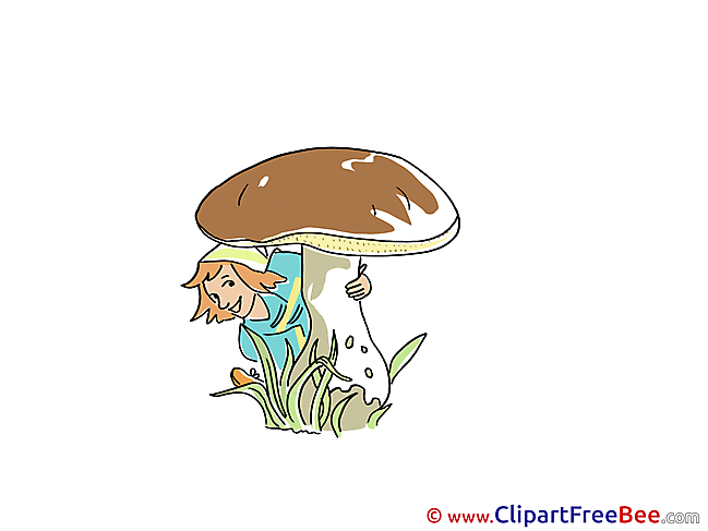 Mushroom Dwarf Autumn download Illustration