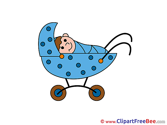 Stroller Baby Clip Art for free