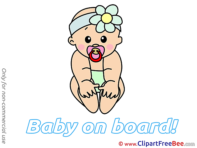 Download Clipart Baby on board Cliparts