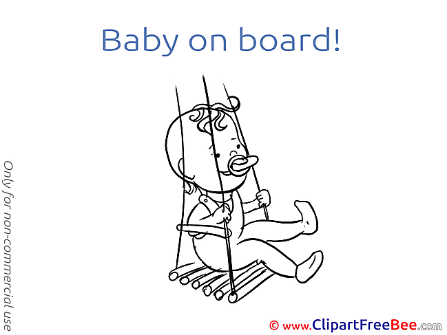 Swing Pics Baby on board free Cliparts