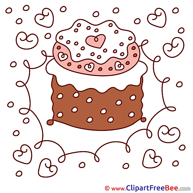 Cake Birthday Clip Art for free