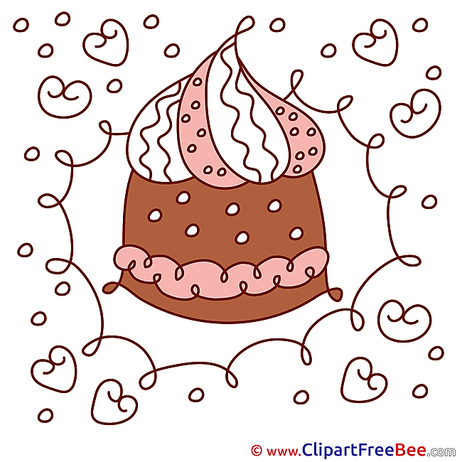 Cake printable Illustrations Birthday