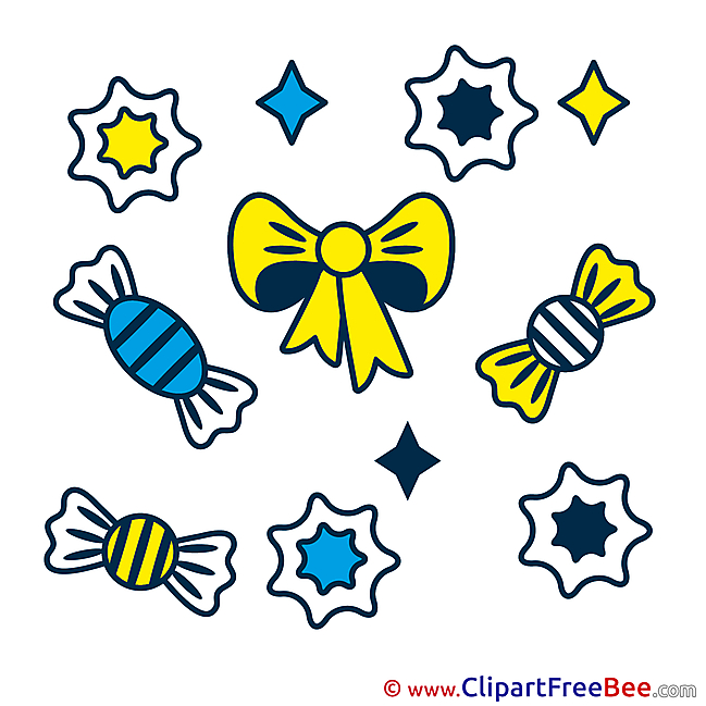 Candies Clipart Birthday Illustrations