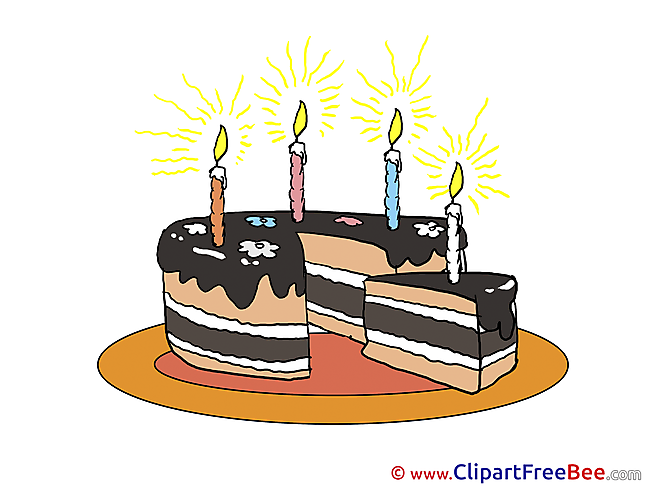 Piece of Cake free Illustration Birthday