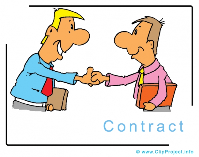 Contract Clipart Image - Business Clipart Images for free