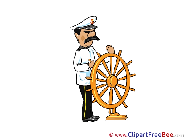 Captain Steering Wheel download Clip Art for free