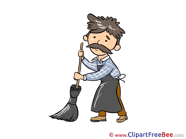 Janitor download printable Illustrations