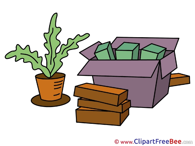 Plant Boxes Transportation free Illustration download 