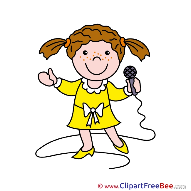 Singer Microphone Clipart free Image download