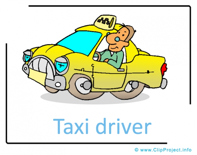 Taxi Driver Clipart Image - Career Clipart Images