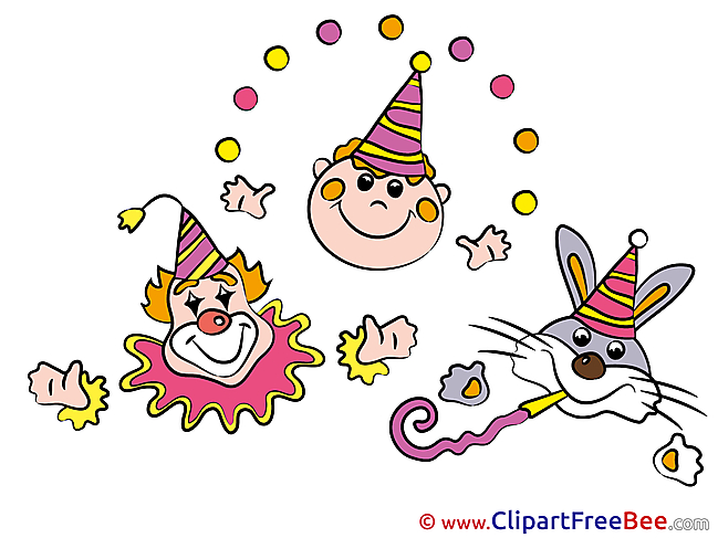 Carnival Clown Illustrations for free