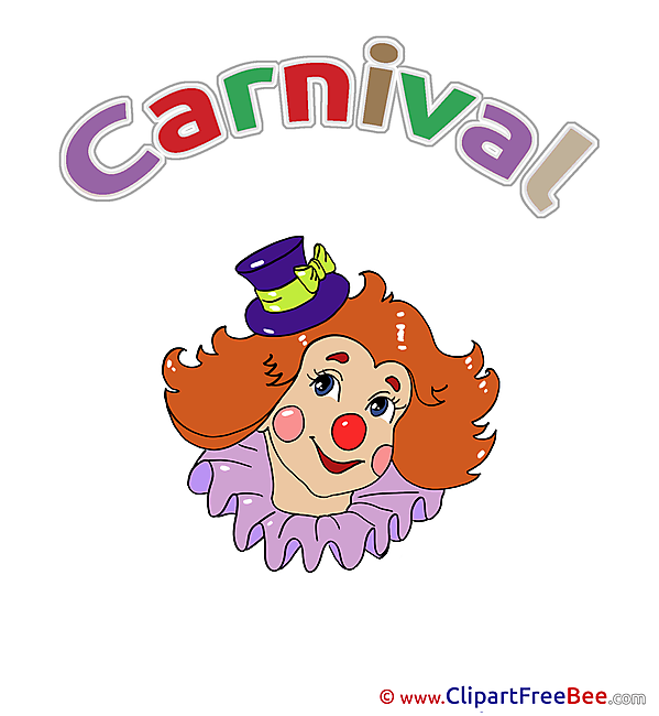 Clown Girl Carnival download Illustration