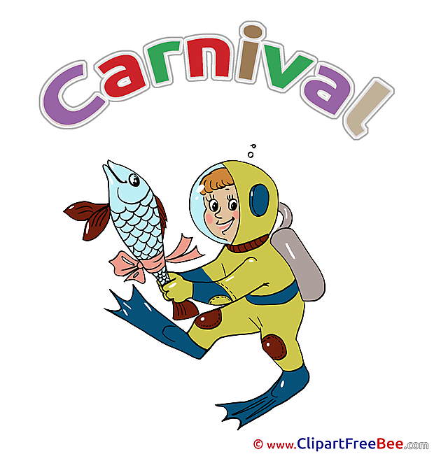 Diver Fish Carnival free Images download