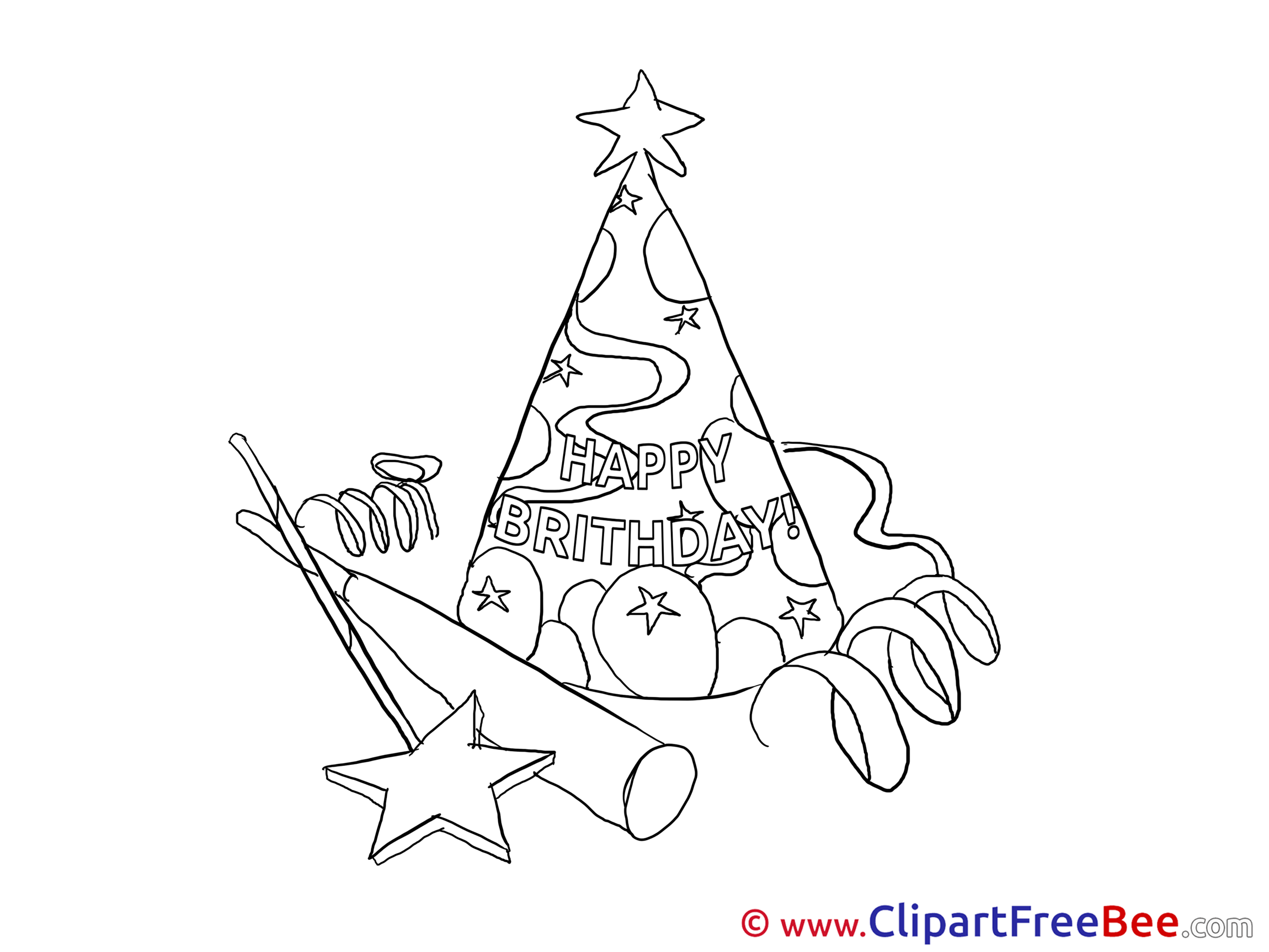 Happy Birthday Clip Art download Carnival