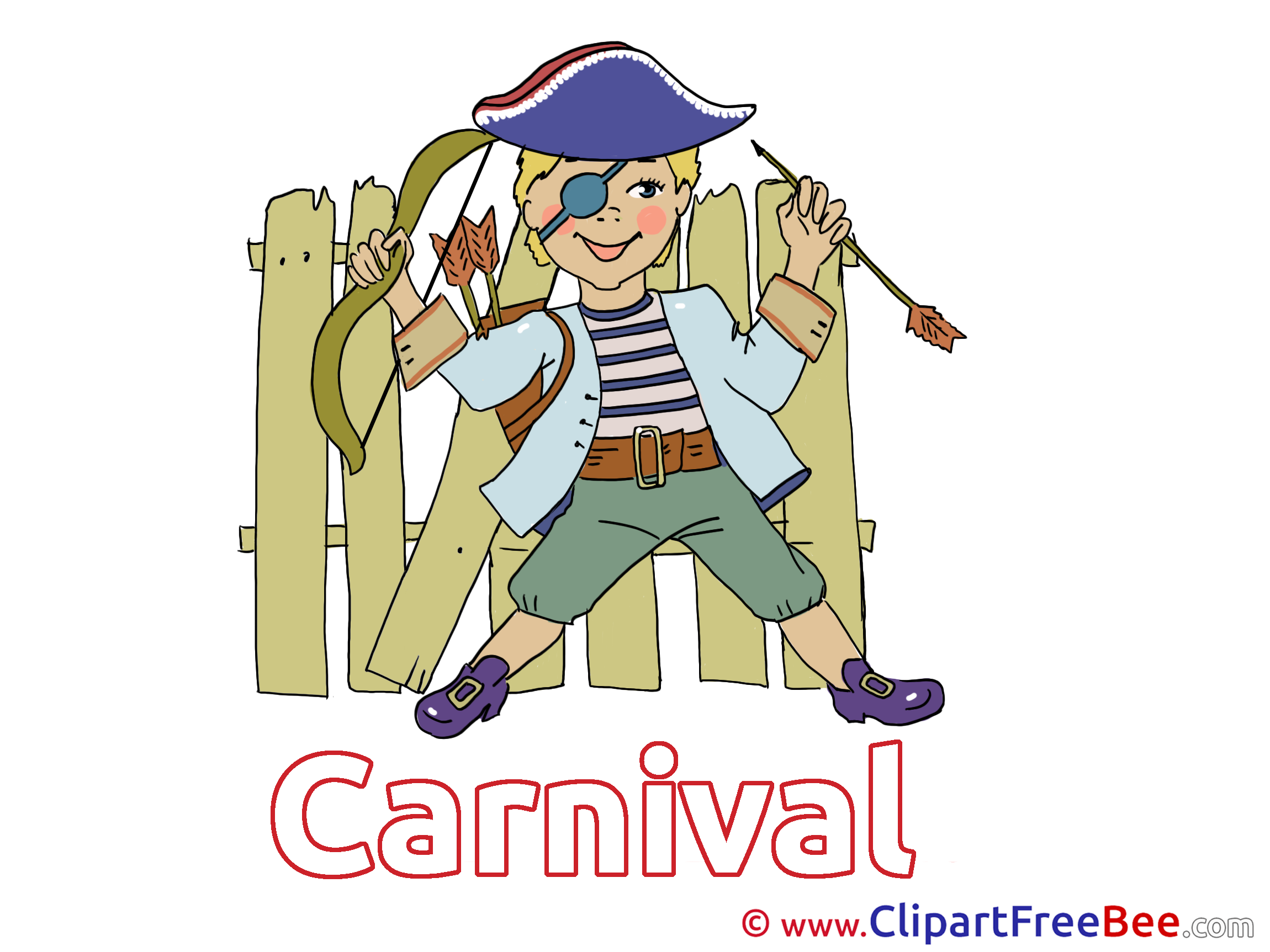 Pirate printable Illustrations Carnival