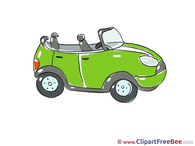 Cabriolet download printable Illustrations