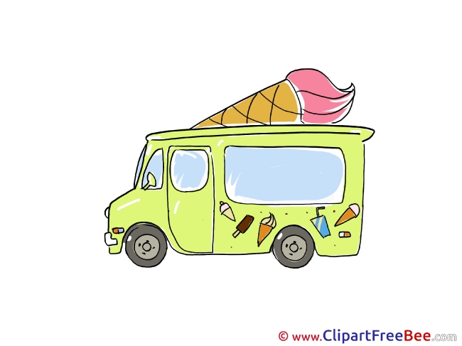 Image Ice Cream Truck free printable Cliparts and Images