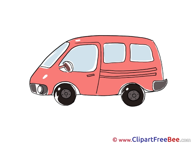 Minivan Clipart free Illustrations