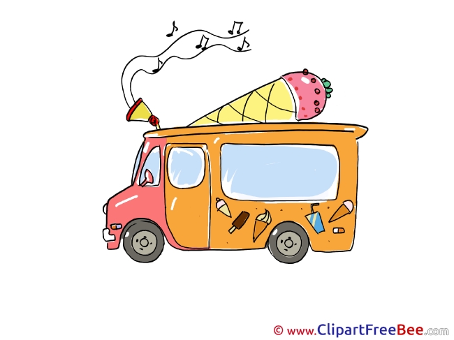 Music Ice Cream Truck printable Images for download