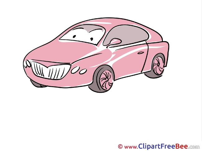 Pink Car free Illustration download