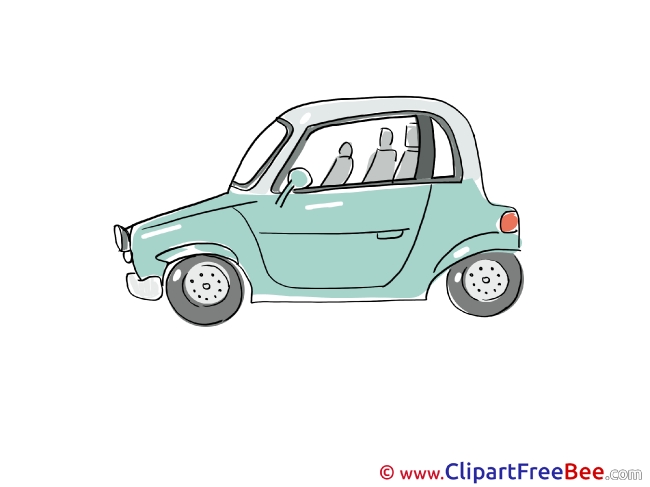 Two-door Car download printable Illustrations