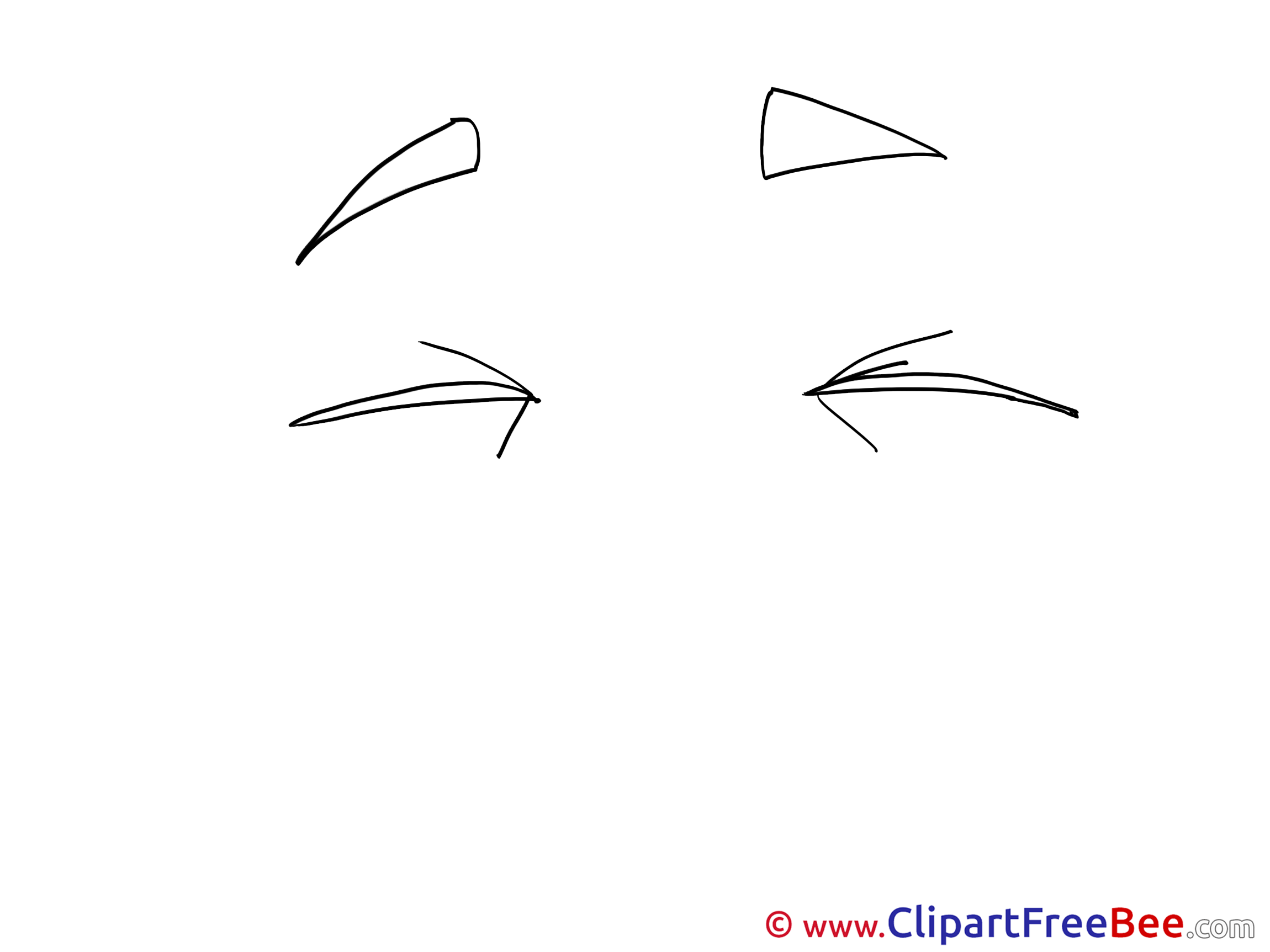 Closed Eyes Pics printable Cliparts