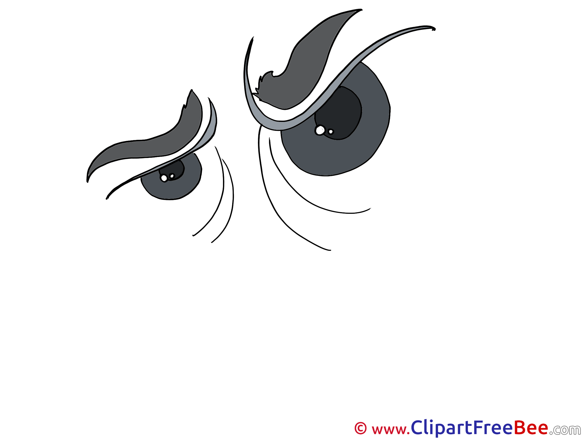 Cruel Look Clipart free Image download