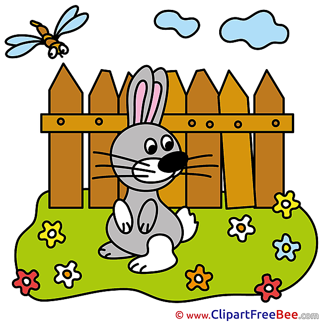 Fence Hare free Illustration download