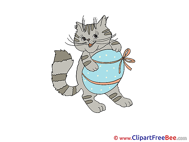 Easter Egg Cat Pics free Illustration