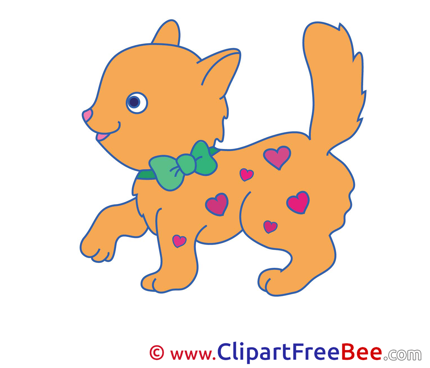 Hearts Cat Pics free download Image