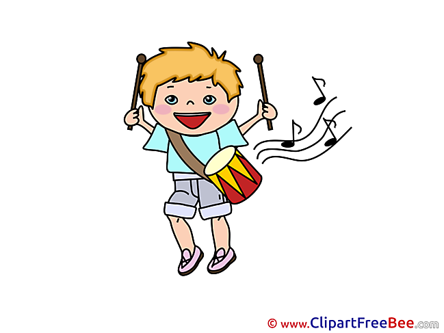 Drum Musician Pics printable Cliparts