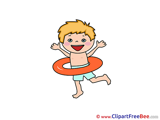 Lifebuoy Boy Clipart free Illustrations