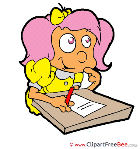 Schoolgirl Clipart free Illustrations