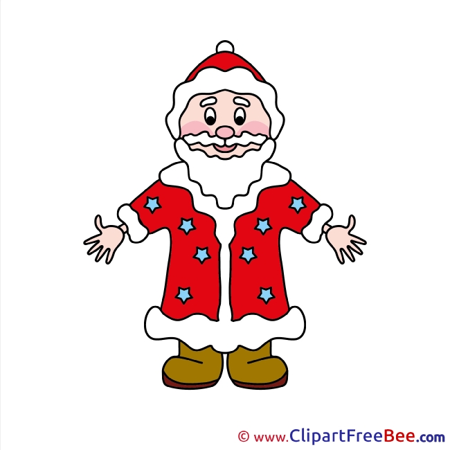 Christmas Santa Claus Clip Art for free