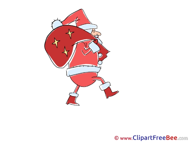 Printable Santa Claus Christmas Images