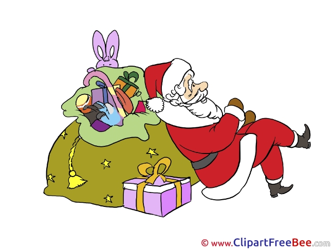 Santa Claus Christmas Illustrations for free