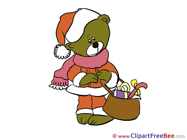 Wish List Bear Pics Christmas free Cliparts