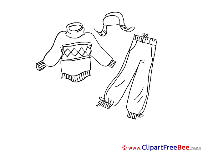 Clothes Pics printable Cliparts