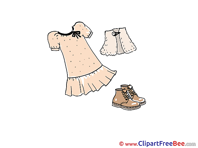 Dress Skirt Shoes Clipart free Illustrations