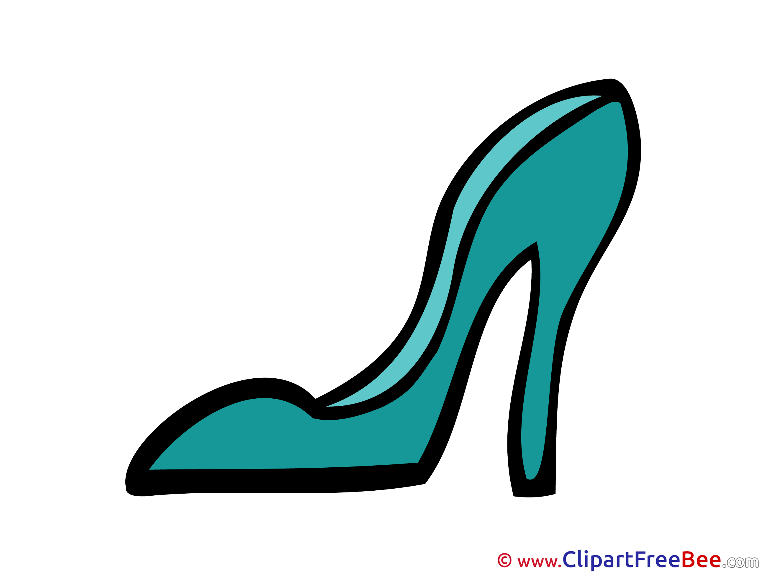 Women's Shoe Cliparts printable for free