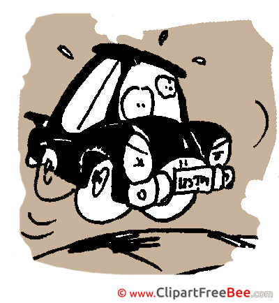 Car Clipart Comic Illustrations