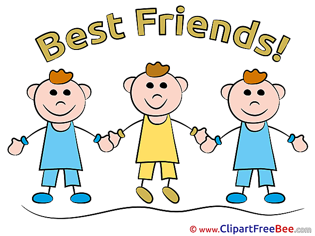 Children Boys printable Best Friends Images