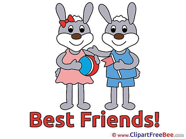 Rabbits Pics Best Friends  free Image