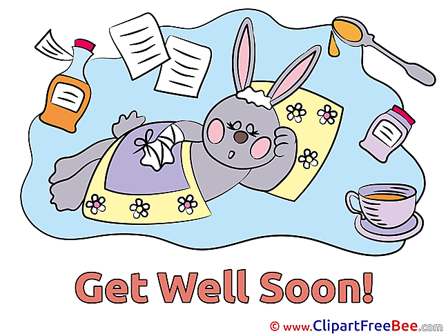 Bunny Pics Get Well Soon  free Image